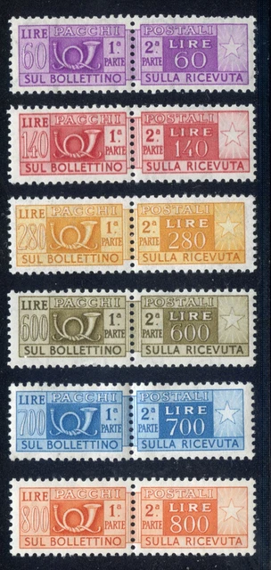Italy 1960/66 Set Of Parcels, Postage Due, Stamps