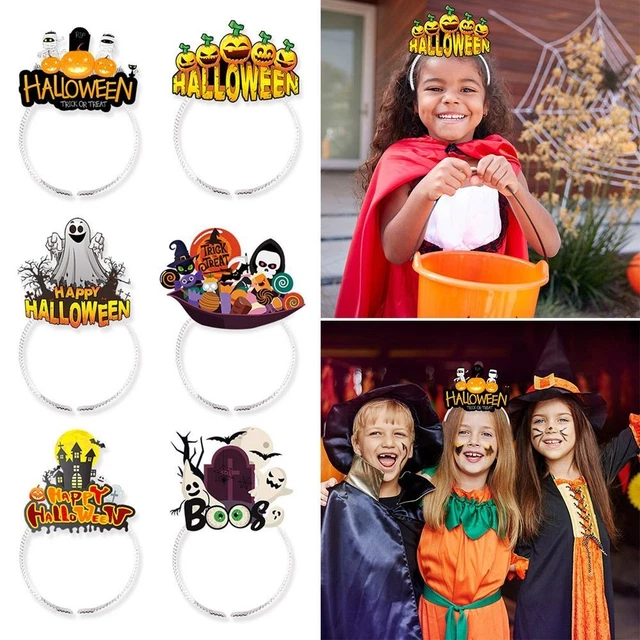 Dress Up Halloween Hairbands Ghost Halloween Hairpin for 6Pcs Photography Props