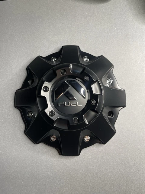 Fuel Off-Road Matte Black Center Cap – 1002-43B, Single Wheel Cap