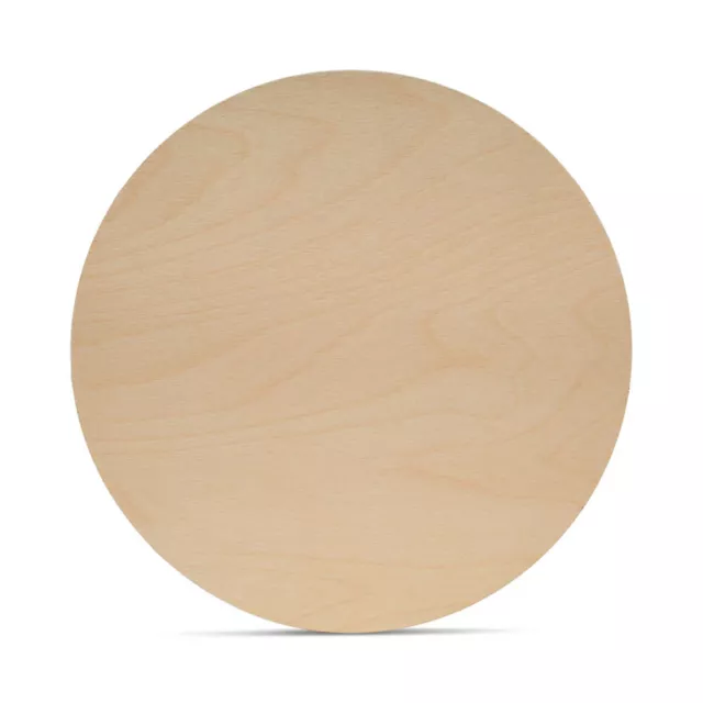 Wood Circles 12 inch 1/8 inch Thick, Unfinished Birch Craft Rounds | Woodpeckers