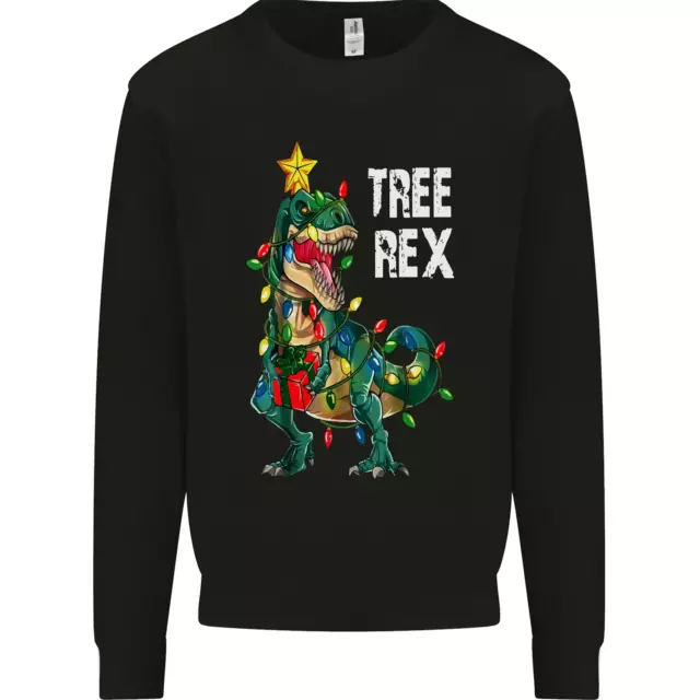 Tree Rex T-Rex Funny Christmas Dinosaur Mens Sweatshirt Jumper