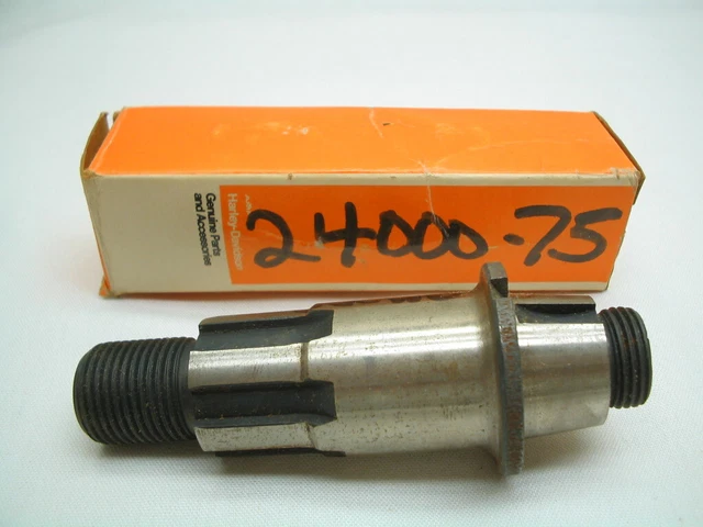 NOS Engine Flywheel Sprocket Shaft 24000-75 Harley Sportster XL '77-early'81