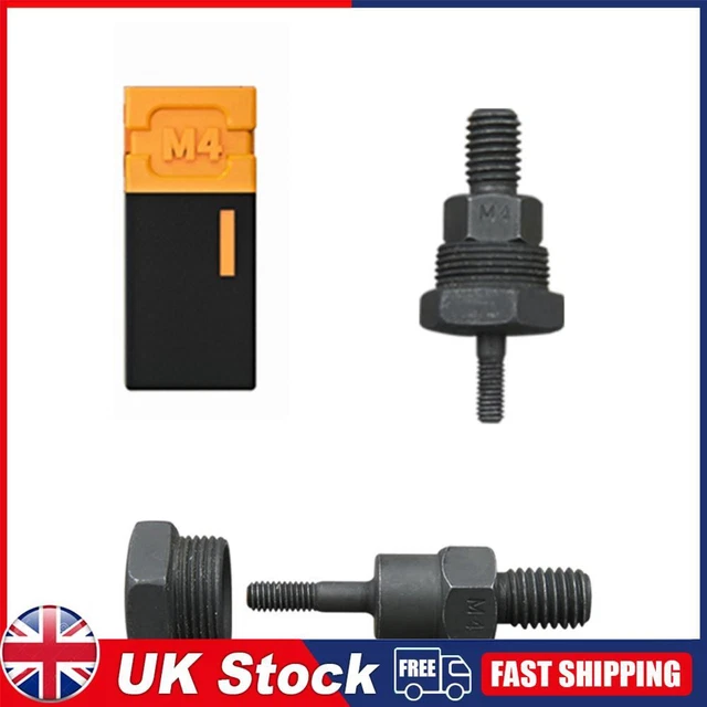 Rivets Nuts Insert Flat Head Threaded for Hand Riveter Gun Tools (M4)