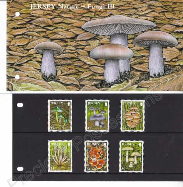 Jersey Mnh Presentation Pack Stamp Set 2009 Fungi 3Rd Series Sg 1464-1469