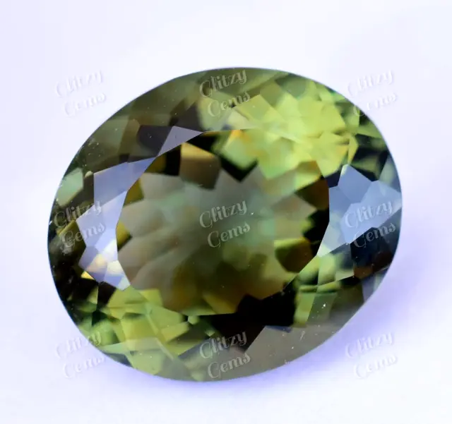 Extremely Rare Natural Hiddenite Kunzite 19.20 Ct Oval Certified Loose Gemstone