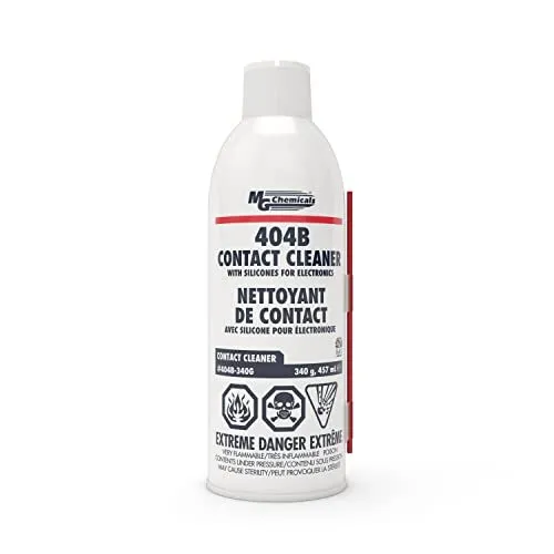 MG Chemicals 404B Contact Cleaner with Electronic Grade Silicones 340g 12 oz