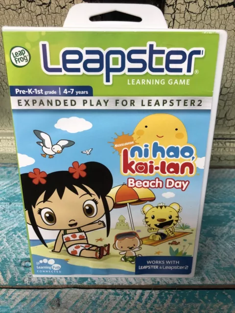 LeapFrog Leapster/2 Nickelodeon nihao kai-lan Beach Day Learning Game