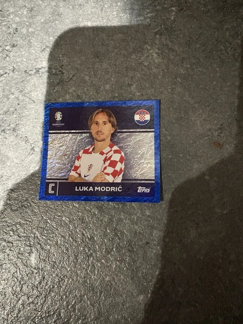 TOPPS UEFA EURO 2024 Match Attax Foil Carte Captain CRO 12 Luka Modric Croatie EUR 1,00