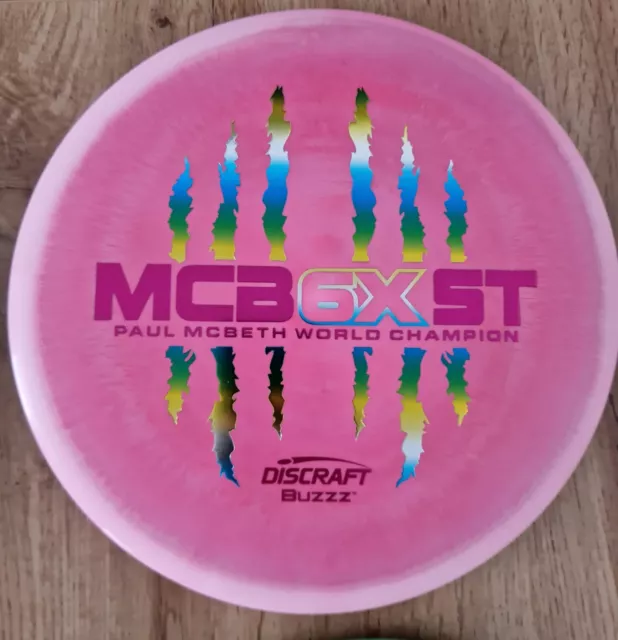 DISCRAFT Buzzz Paul McBeth 6x Claw World Champignonship Discgolf