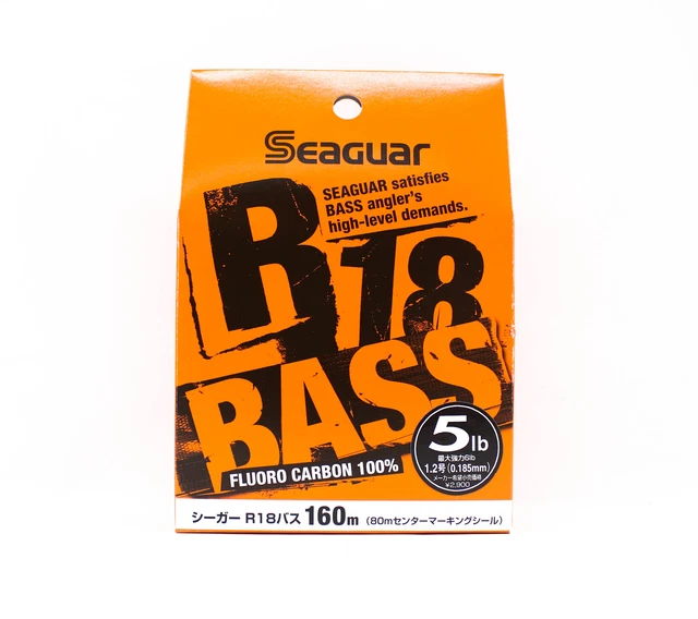 SEAGUAR FLUOROCARBON R18 Bass Line 160m 5lb - 0.185mm (3349) $39.82 - PicClick AU