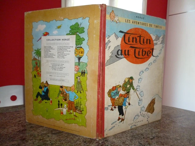 Édition originale album Tintin au Tibet B29 1960 France Hergé EO