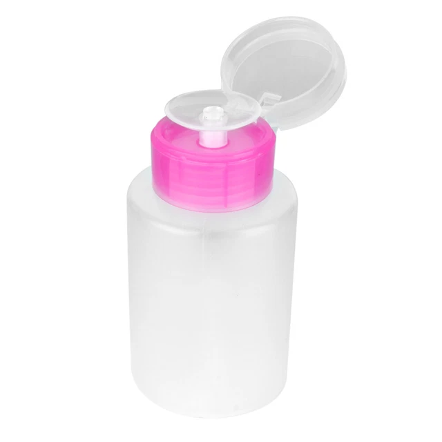 Dispensador de bomba 60/150 ml contenedor removedor de esmalte de uñas botella líquida NUEVO