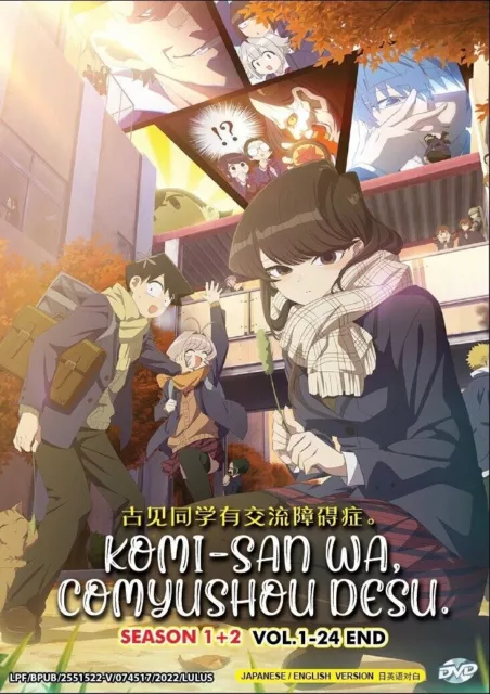 ANIME DVD~ENGLISH DUBBED~Komi-San Wa,Comyushou Desu. Season 1+2(1-24End)+GIFT