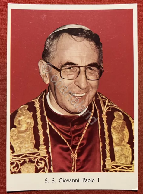 Cartolina Commemorativa - Papa Giovanni Paolo I Ex Papa - 1970 ca.