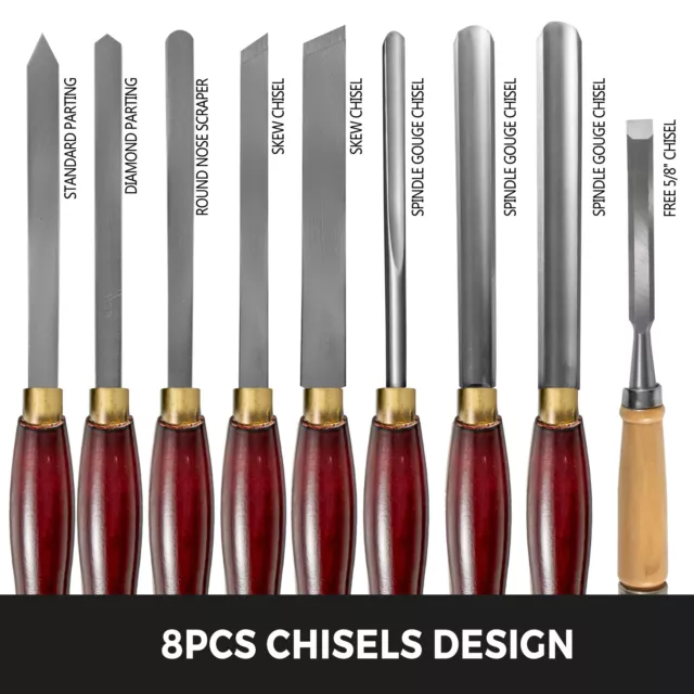 Wood Chisel Sets Lathe Tools Bowl Gouge Wood Turning Tools And Accessories 3