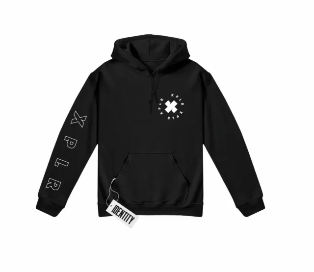 XPLR hoodie Colby Brock ADULTS Sizes Sam and Colby youtube Inspired Top Black