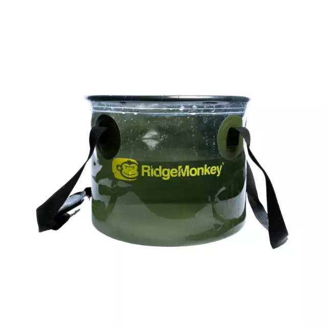 RidgeMonkey Perspective Collapsible Bucket 10L Water Container Bowl Fishing