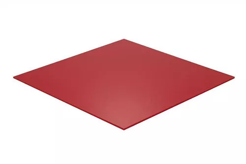 Red Gloss Acrylic Perspex Sheet Colour Splashback Cast Cut to Size Panel Plastic