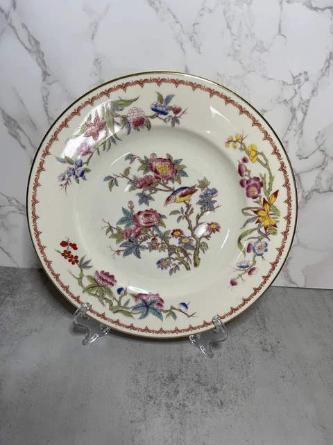 Vintage Syracuse China Old Ivory Bombay 8" Salad Plate Floral Birds Replacement