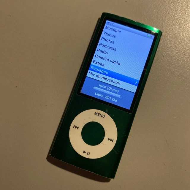 Apple Ipod Nano 16go 16gb Problème iTunes - Mp3 - A1320 - 5ème Génération