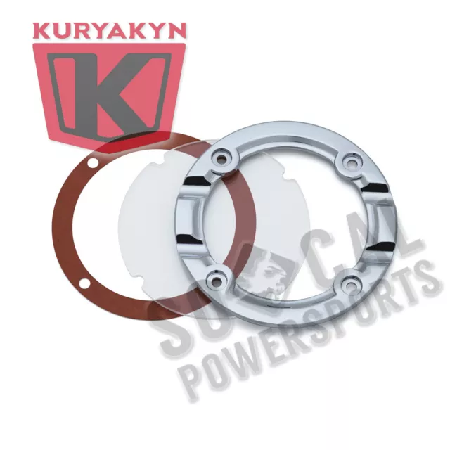 Kuryakyn Clear Trap Door for HyperCharger - Chrome - 8746