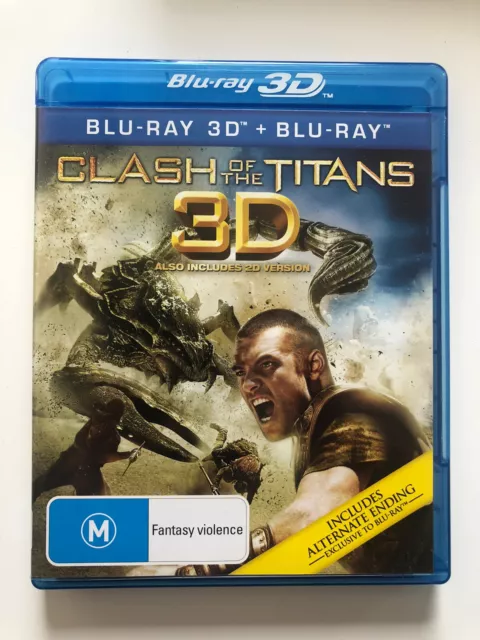 Clash of the Titans 3D AND Wrath of the Titans 3D TWO PACK 3D BLU RAY