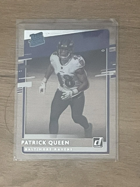 Patrick Queen RC 2020 Panini Chronicles Clearly Donruss Rated Rookie #RR-PQ