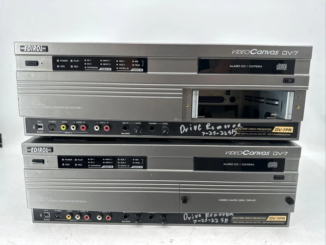 中古！EDIROL DV-7DL ビデオ動画編集機器セット EDIROL DV-7DL PRO Studio Edition ビデオ編集名機！付属品多数！【駅