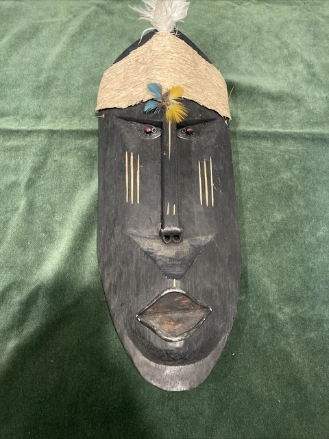 African Tribal Mask Wooden Mask / Wall Art 17”