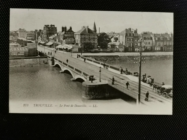 CPA 14 TROUVILLE - Le Pont de Deauville