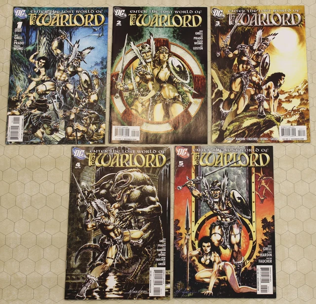 WARLORD #1 - 5 vol.4 (2009) Set NM (DC Comics) !!