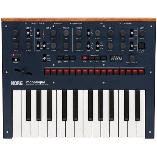 Korg Monologue Blau Analoger Synthesizer | Neu