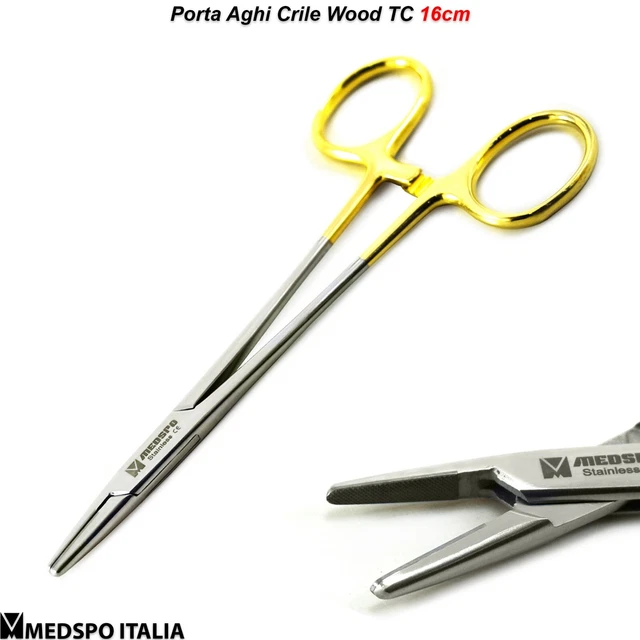 Porta Aghi Crile-Wood TC Cm.15 G.749.15 - Glanz Dental Industries - Foto 9