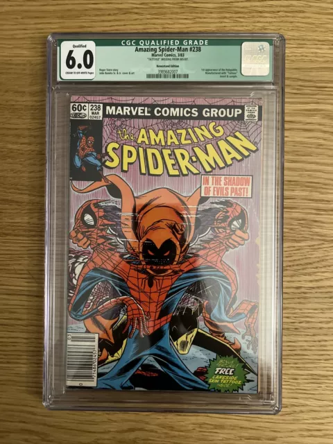 Amazing Spider-Man 238 CGC 6.0 Newsstand 1st Appearance Hobgoblin No Tattooz