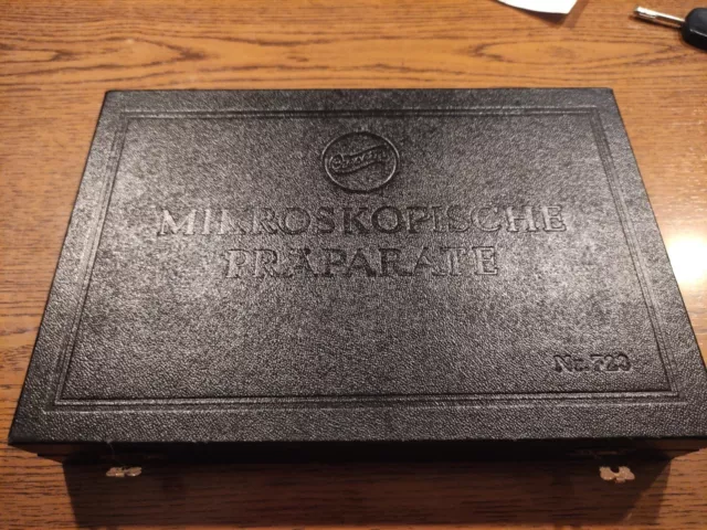 Mikroskopische Präperate Nr. 723 Leerkoffer Leesem?