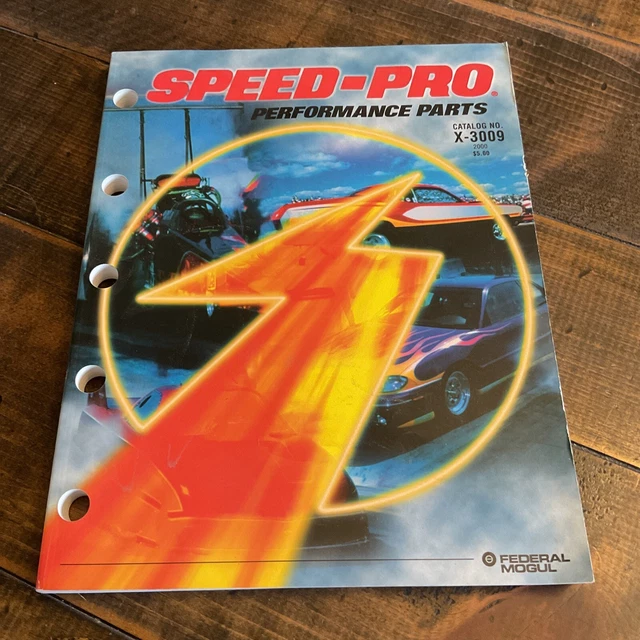 SPEEDPRO PERFORMANCE PARTS Catalog Book 2000 Number X3009 Federal