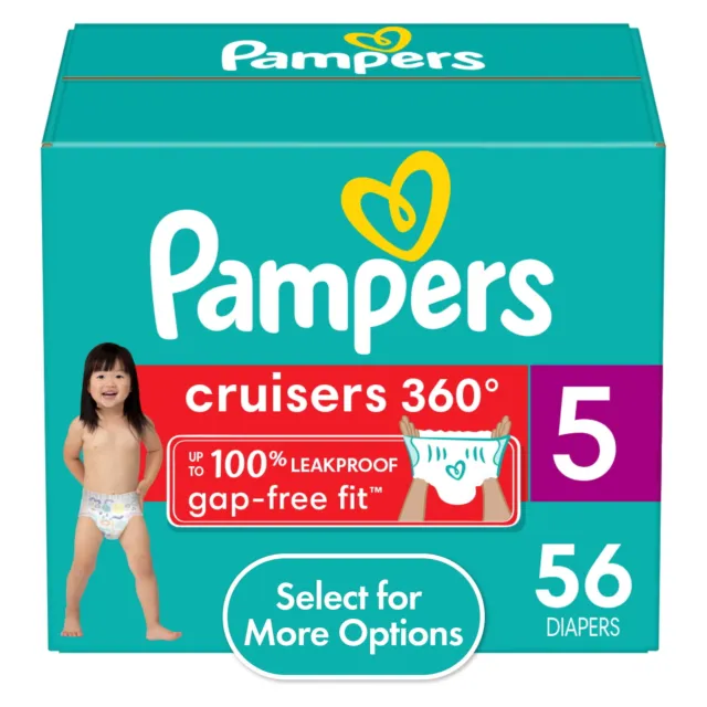Cruisers Diapers 360 Size 5, 56 Count