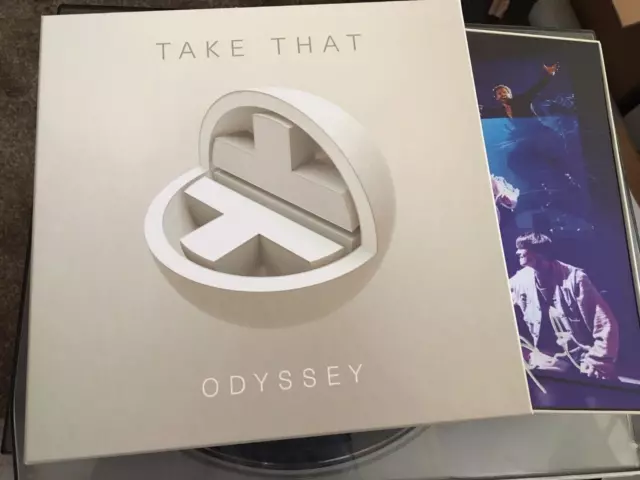 Take That – Odyssey 2 CD Box Set with Signed Print and Photographs & Book New