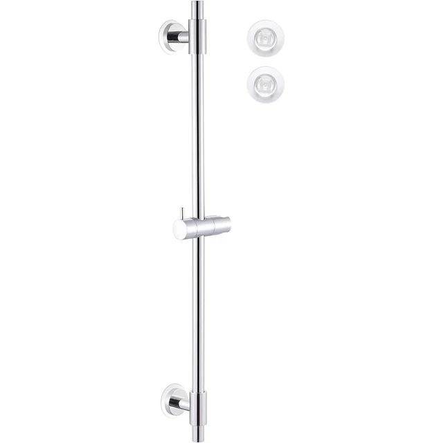 Riel elevador de ducha KES autoadhesivo montado en pared, acero inoxidable 78 cm