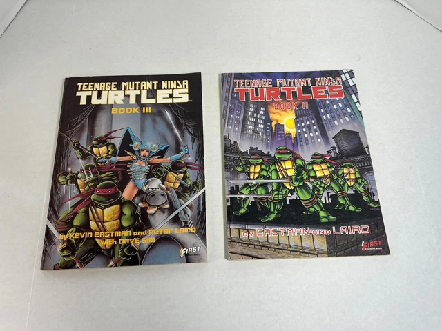 Teenage Mutant Ninja Turtles TPB Books 2 & 3 1989 First Comics Novel TMNT