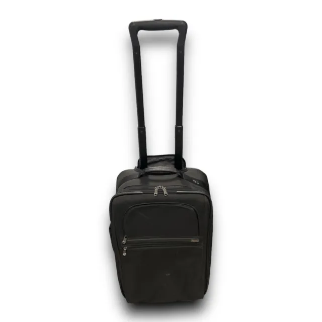 Tumi Black Ballistic Nylon 22" Carry-On Rolling Luggage Wheeled Suitcase 22902D4