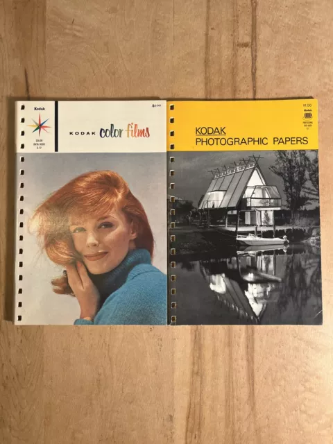 Vintage catalogues -  1968-69 Kodak Color Films Data Book & Photographic Papers