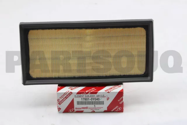 178010Y040 Genuine Toyota ELEMENT SUB-ASSY, AIR CLEANER FILTER 17801-0Y040