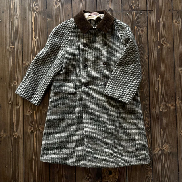 Giacca Doppio Petto Vintage Bambini Harris Tweed Su misura di Chilprufe