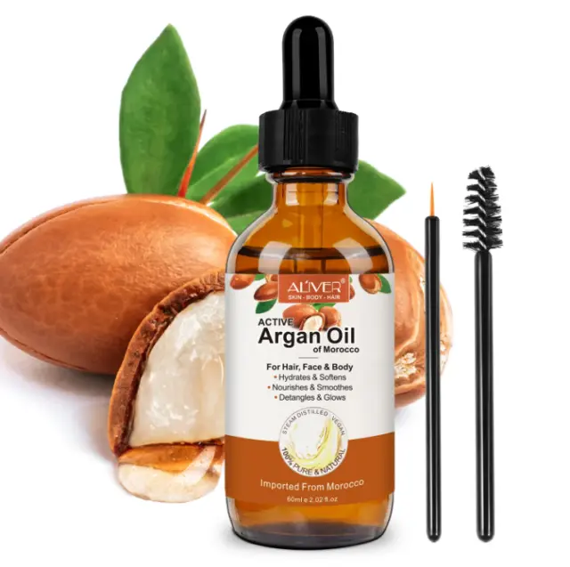 Arganöl aus Marokko, Vegan, Argan Öl für Gesicht, Körper und Haare Argan Oil