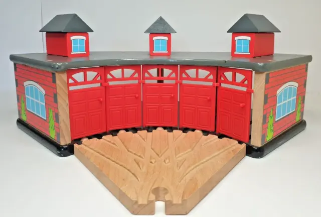 John Lewis wooden train engine shed 5 ways