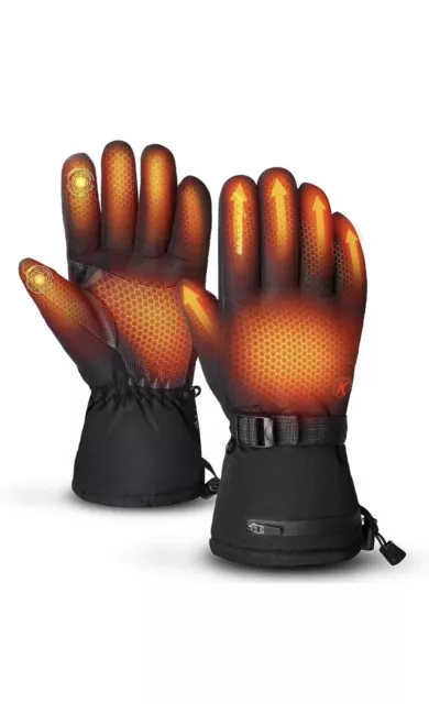 Gants Chauffants, Gants Style Moto Chauffants électriques USB  Rechargeable
