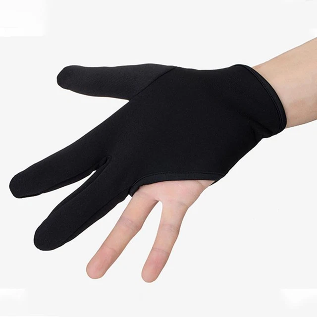 Guantes resistentes al calor Guante de dedo resistente al calor Protección cómoda Negro
