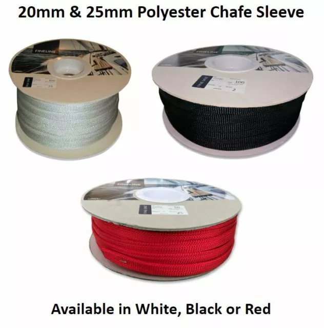 Top Quality Polyester Chafe Sleeving *PER METRE* Winch Rope Sleeve Rope Cover