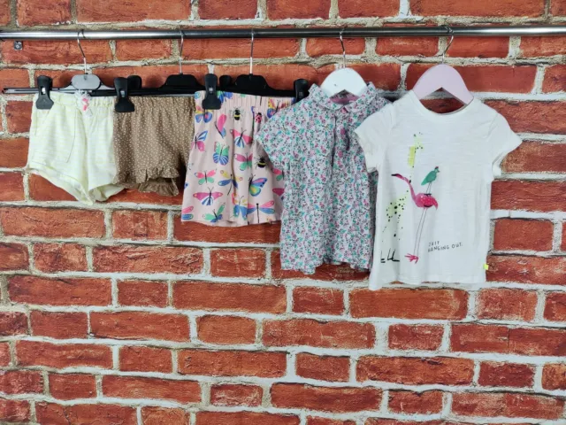Baby Girls Bundle Age 18-24 Months Zara H&M M&S Next Shorts T-Shirt Top  92Cm